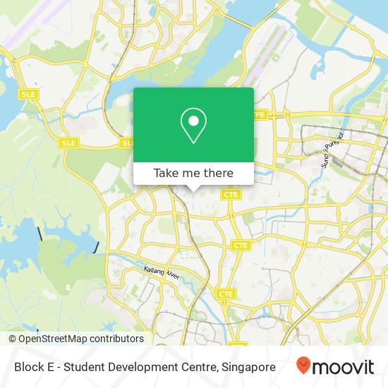 Block E - Student Development Centre map