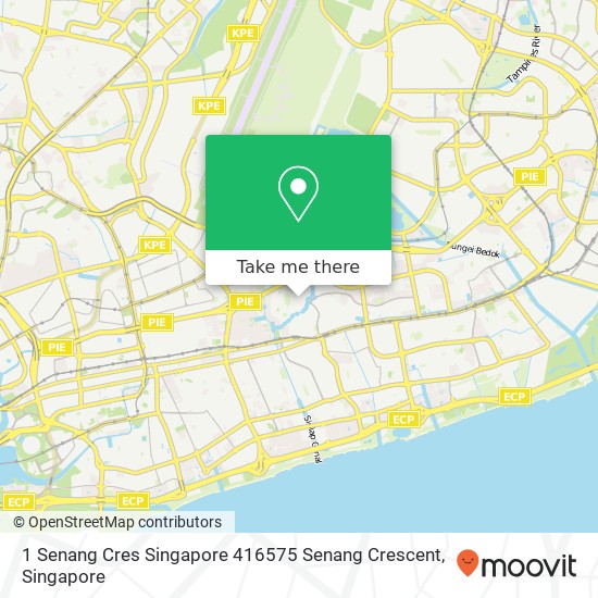 1 Senang Cres Singapore 416575 Senang Crescent地图