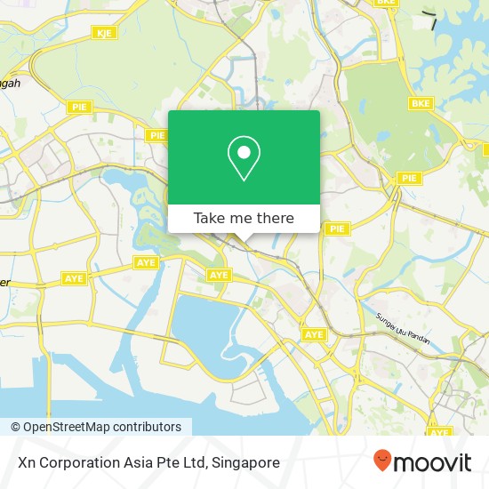 Xn Corporation Asia Pte Ltd map