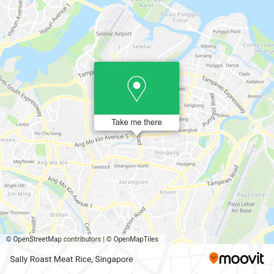 Sally Roast Meat Rice map