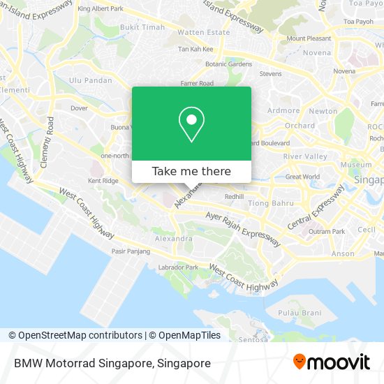 BMW Motorrad Singapore map