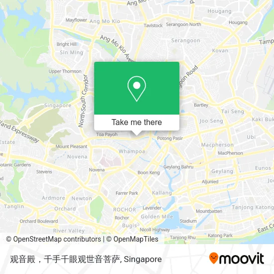 观音殿，千手千眼观世音菩萨 map
