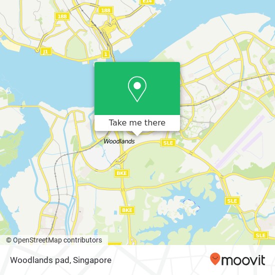 Woodlands pad map