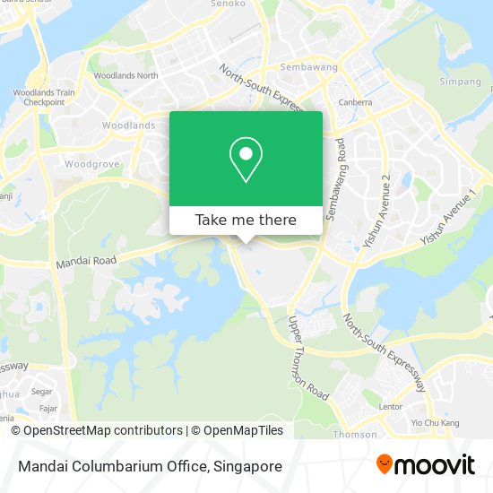 Mandai Columbarium Office地图