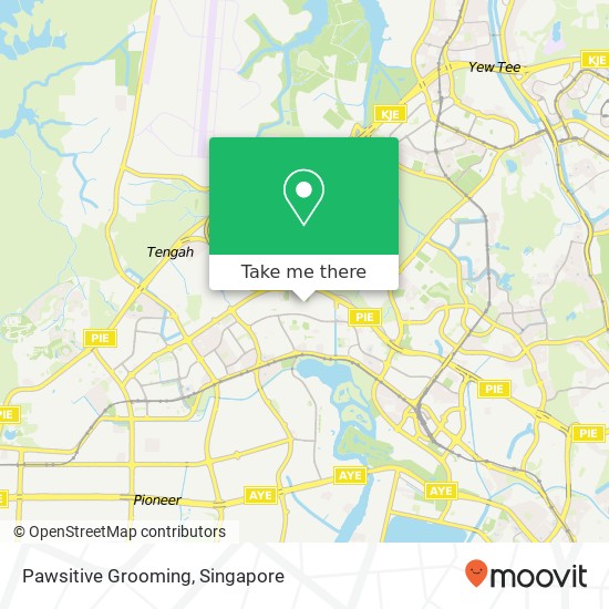 Pawsitive Grooming map