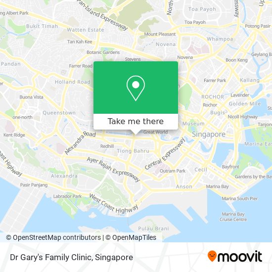 Dr Gary's Family Clinic map
