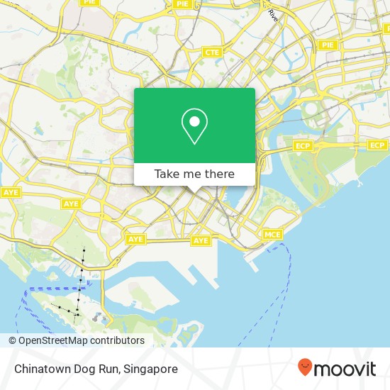 Chinatown Dog Run map