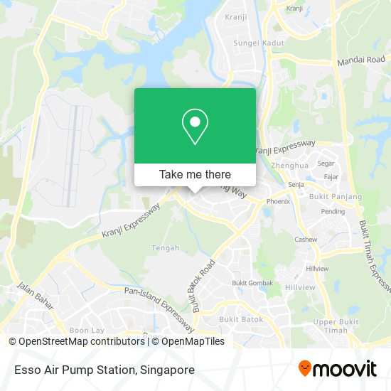 Esso Air Pump Station map