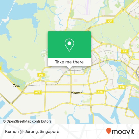 Kumon @ Jurong map