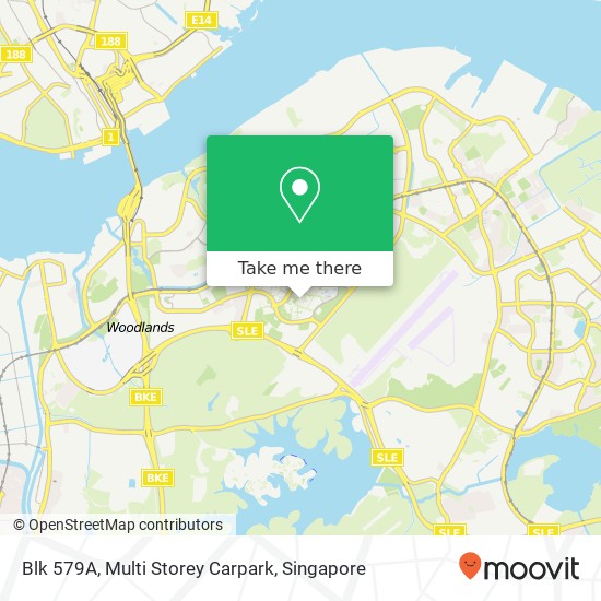 Blk 579A, Multi Storey Carpark map