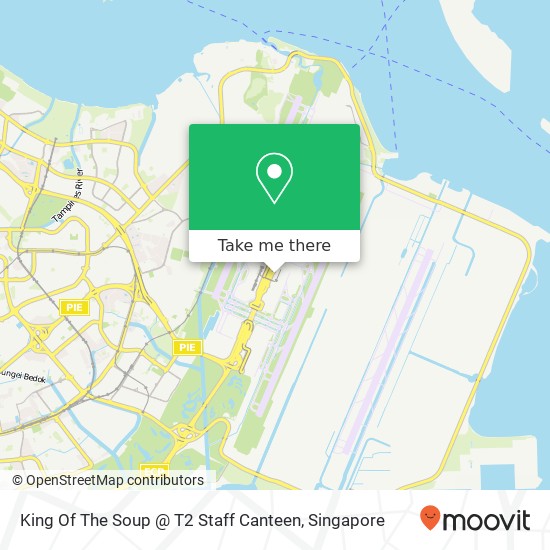 King Of The Soup @ T2 Staff Canteen map