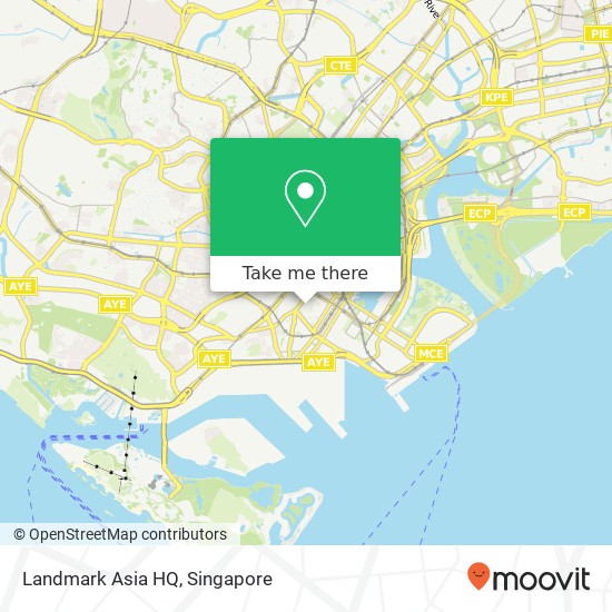 Landmark Asia HQ map