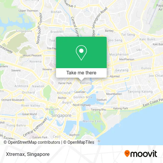Xtremax map