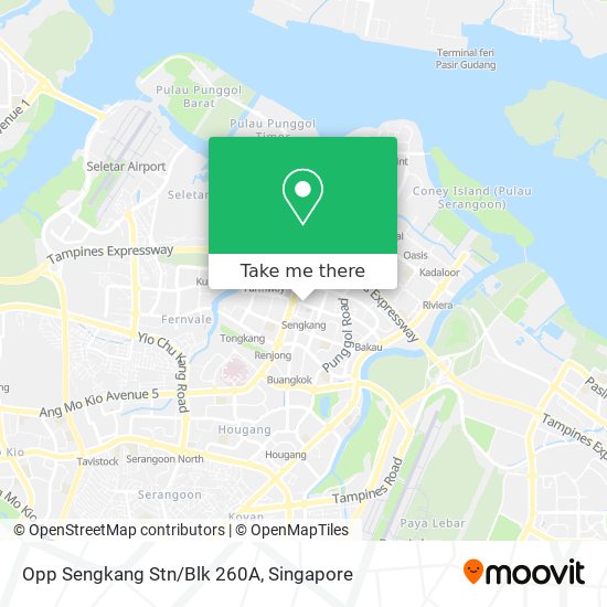 Opp Sengkang Stn/Blk 260A map