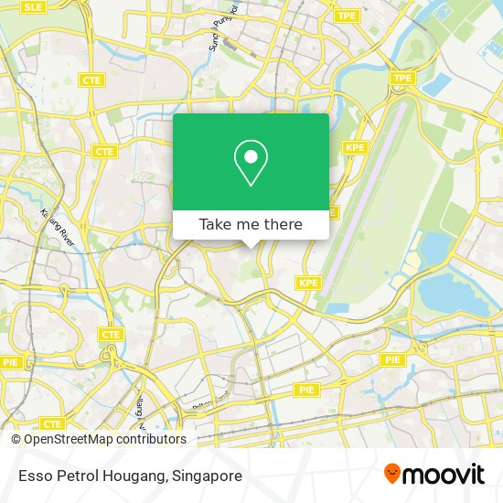 Esso Petrol Hougang地图