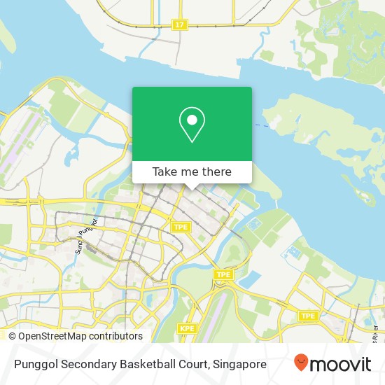 Punggol Secondary Basketball Court地图