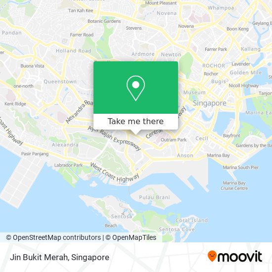 Jin Bukit Merah map