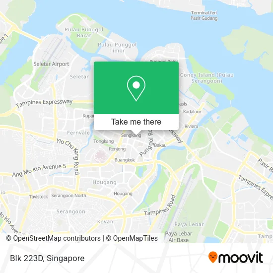 Blk 223D map