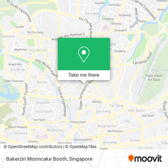 Bakerzin Mooncake Booth map