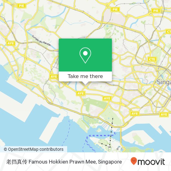 老挡真传 Famous Hokkien Prawn Mee map