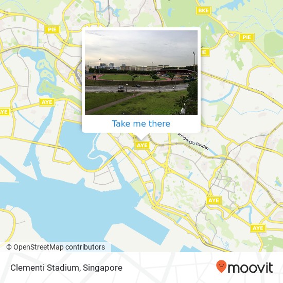 Clementi Stadium map