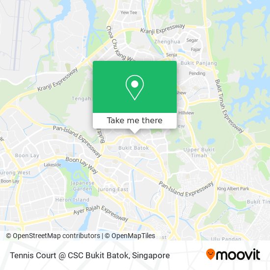 Tennis Court @ CSC Bukit Batok map