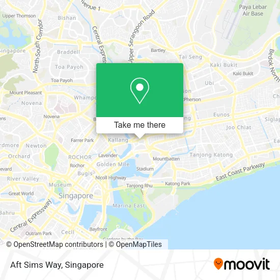 Aft Sims Way地图