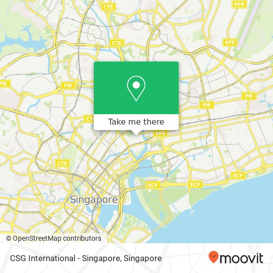 CSG International - Singapore map