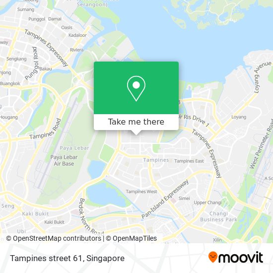 Tampines street 61 map