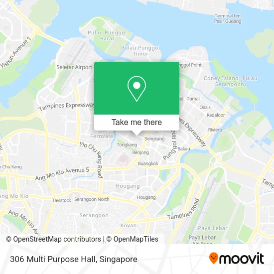 306 Multi Purpose Hall map