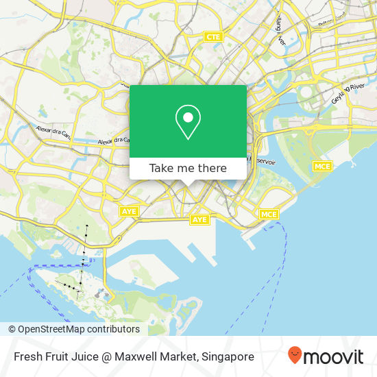 Fresh Fruit Juice @ Maxwell Market map