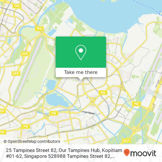 25 Tampines Street 82, Our Tampines Hub, Kopitiam #01-62, Singapore 528988 Tampines Street 82地图