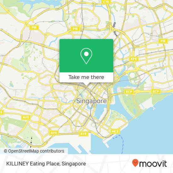 KILLINEY Eating Place map