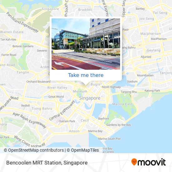 Bencoolen MRT Station地图