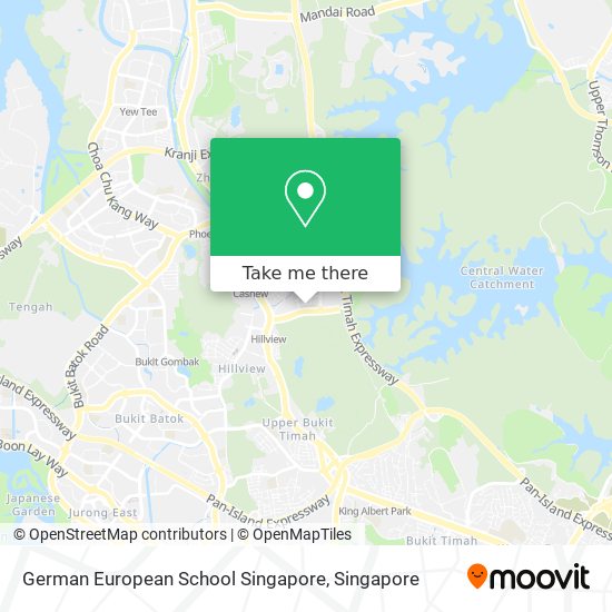 German European School Singapore地图