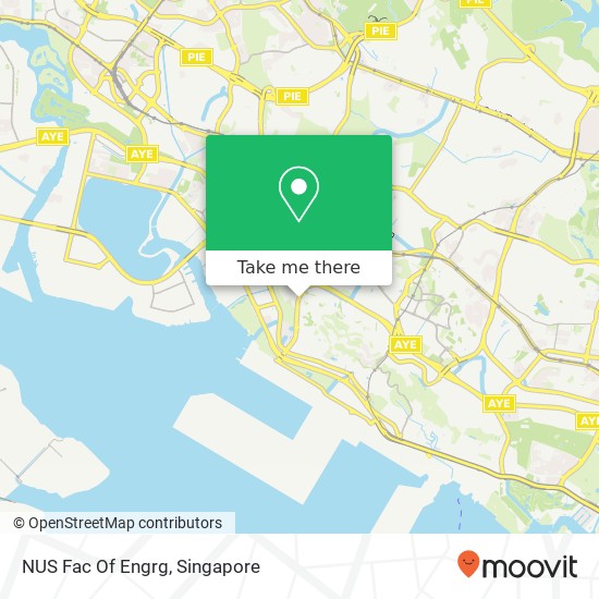 NUS Fac Of Engrg map