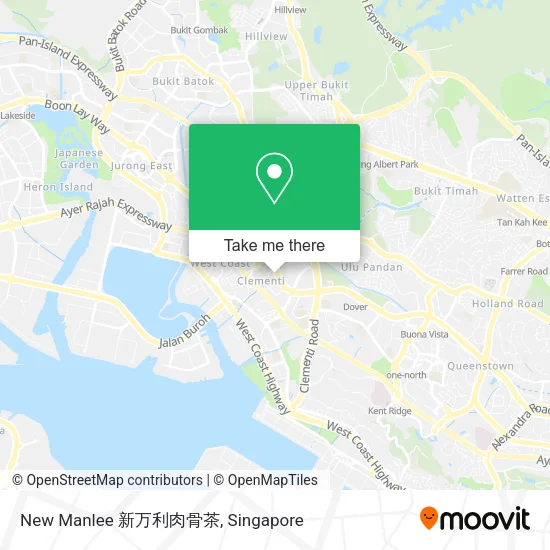 New Manlee 新万利肉骨茶 map