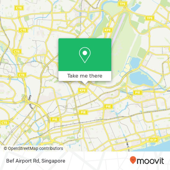 Bef Airport Rd map