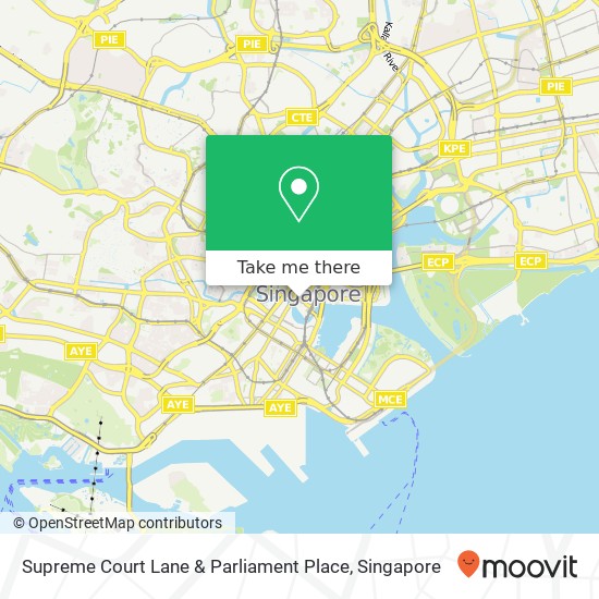 Supreme Court Lane & Parliament Place map