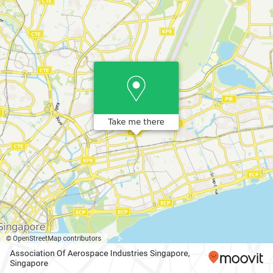Association Of Aerospace Industries Singapore map