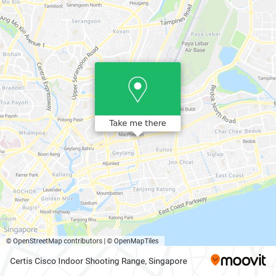 Certis Cisco Indoor Shooting Range map
