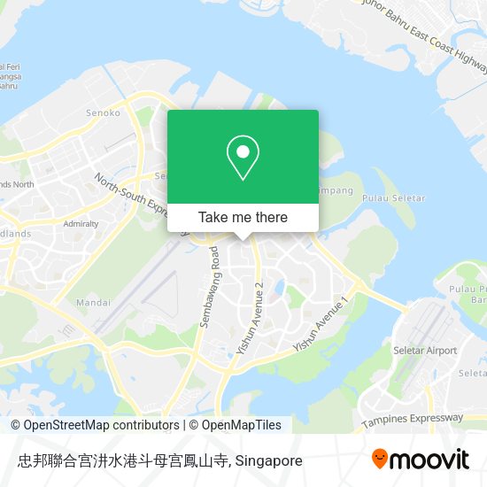 忠邦聯合宫汫水港斗母宫鳳山寺 map