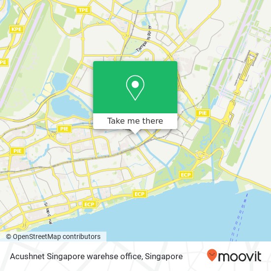 Acushnet Singapore warehse office map