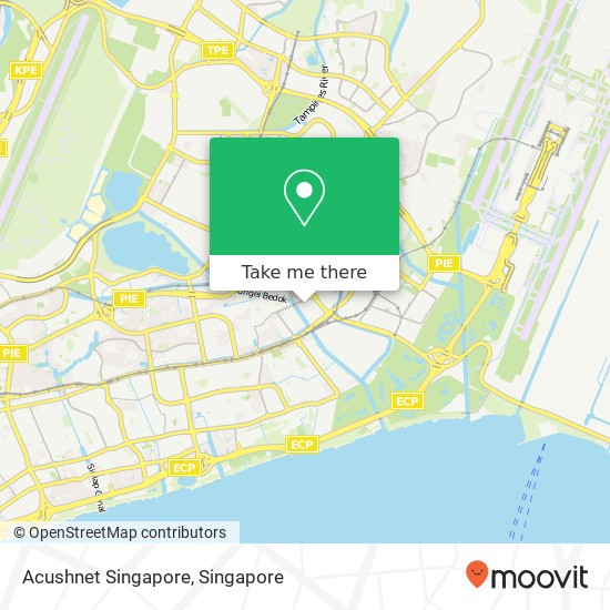 Acushnet Singapore map