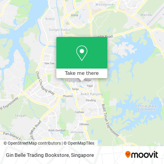 Gin Belle Trading Bookstore map