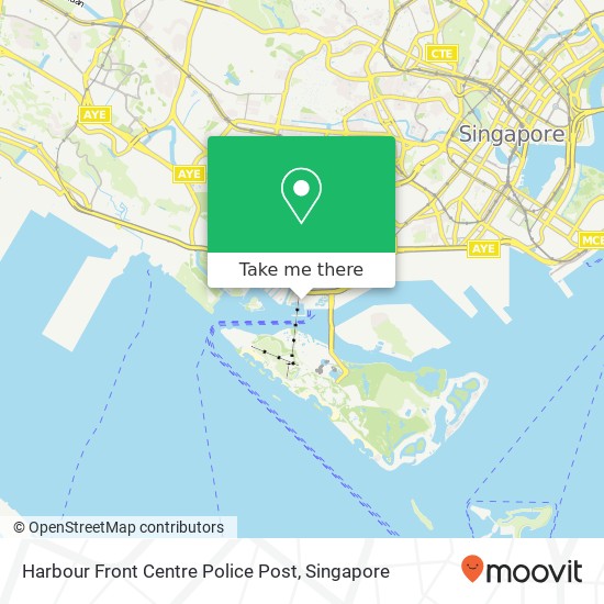 Harbour Front Centre Police Post地图