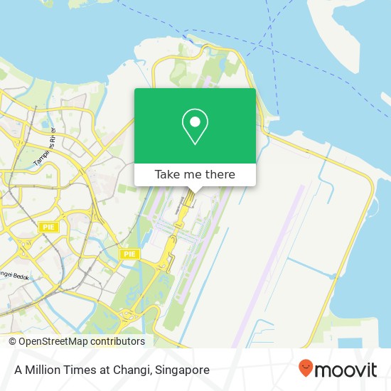 A Million Times at Changi map