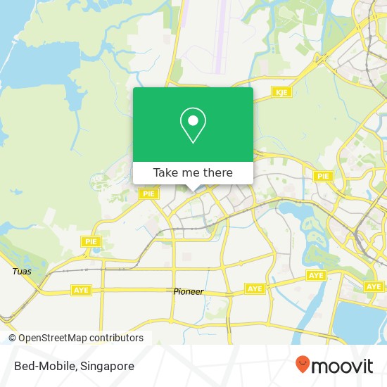 Bed-Mobile map