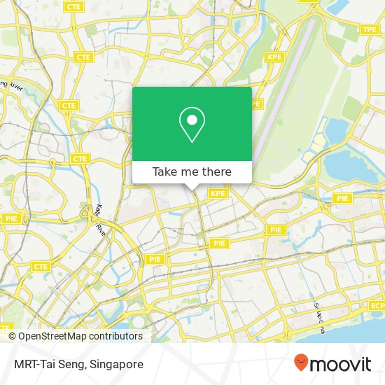 MRT-Tai Seng地图