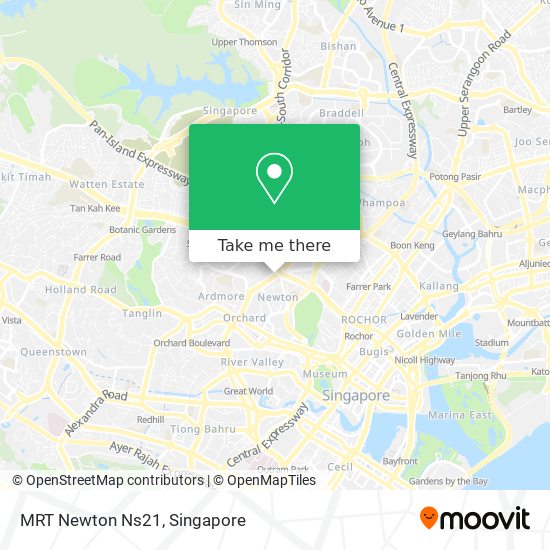 MRT Newton Ns21地图
